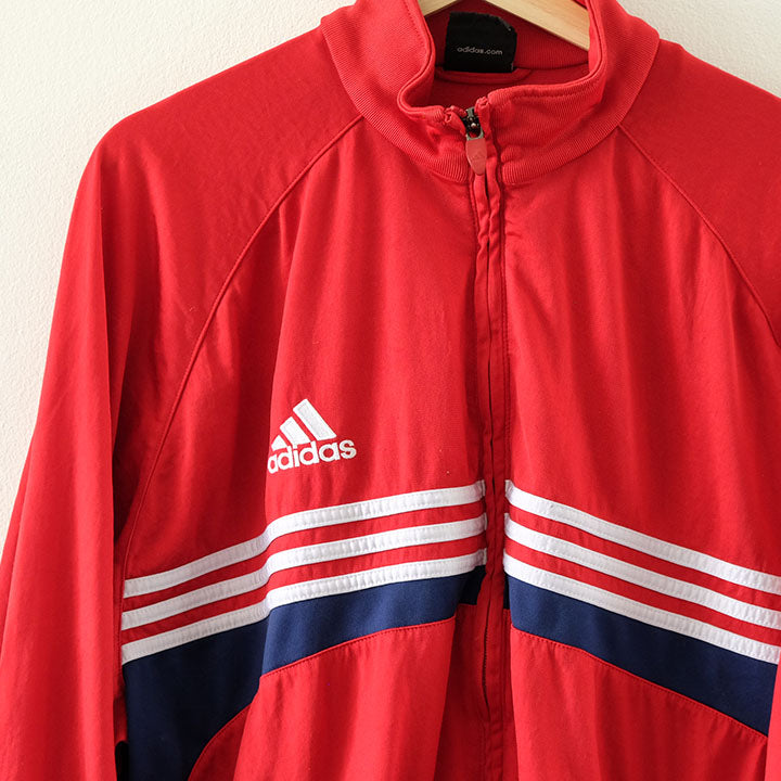 Vintage Adidas Logo Track Jacket - L