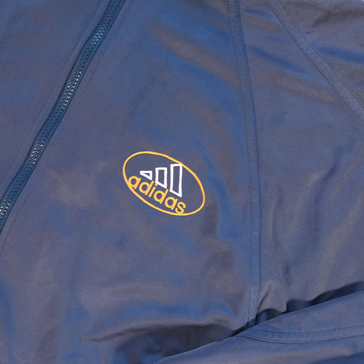 Vintage Adidas Big Embroidered Logo Track Jacket - L