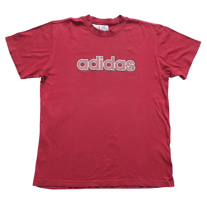 Vintage Adidas Spell Out T-Shirt - L