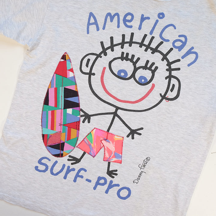 Vintage American Surf-Pro Danny First Single Stitch T-Shirt - L