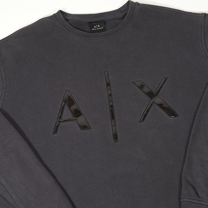 Vintage Armani Exchange Logo Crewneck - L