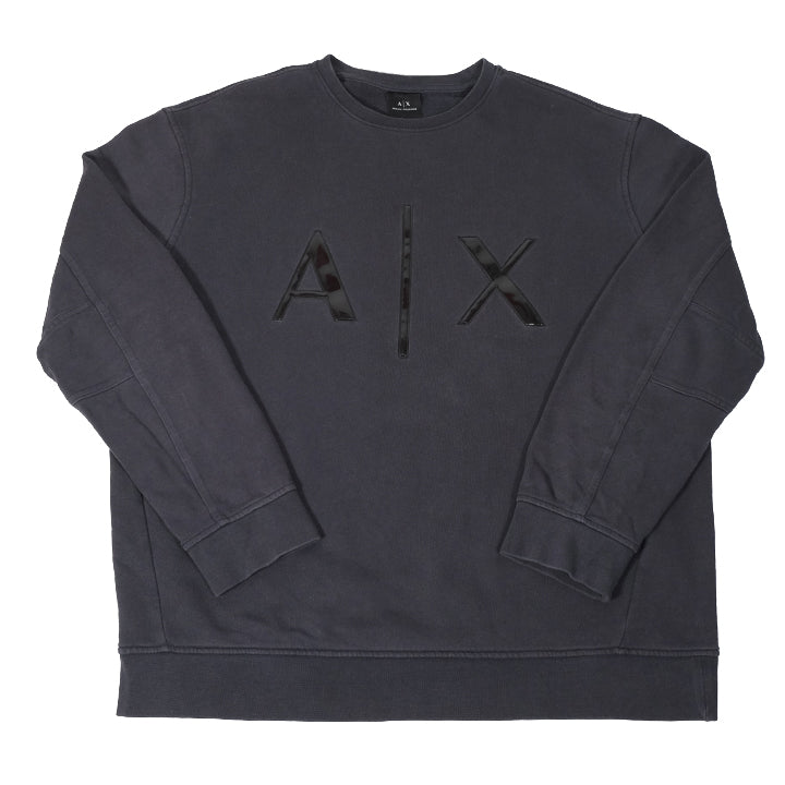 Vintage Armani Exchange Logo Crewneck - L