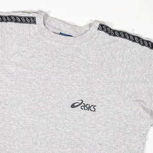 Vintage Asics Tape Logo T-Shirt - M