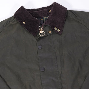 Vintage Barbour Beaufort Waxed Jacket Made In England - XL