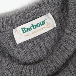 Vintage Barbour Wool Knit Sweater Made In Scotland - L