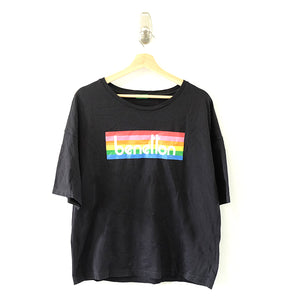 Vintage Benetton Spell Out T-Shirt - M