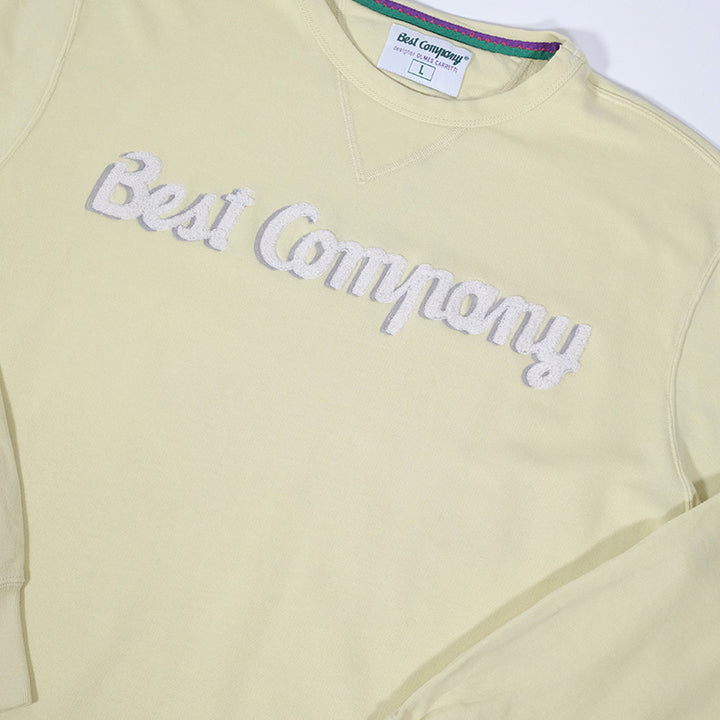 Vintage Best Company Spell Out Crewneck - L