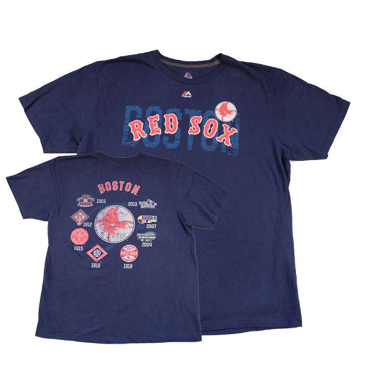 Vintage Boston Red Sox Front & Back Graphic T-Shirt - L/XL