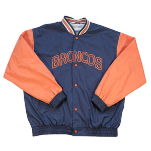 Vintage Denver Broncos Embroidered Logo Jacket - XL