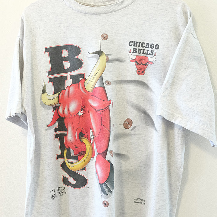 Vintage Chicago Bulls Graphic Made In USA T-Shirt - M