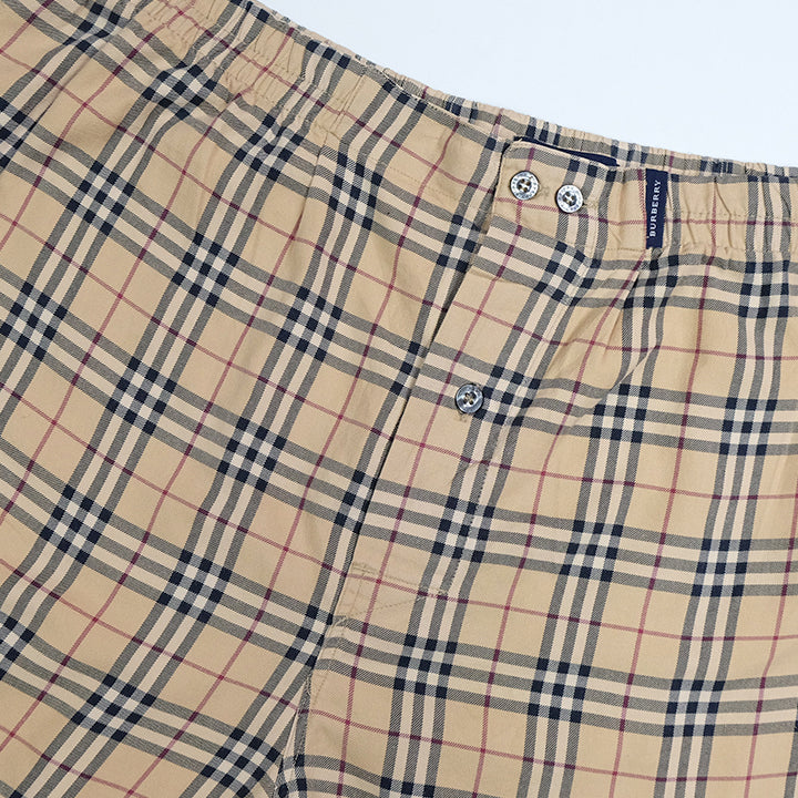 Burberry Classic Nova Check Lounge Shorts - XL