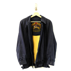 Vintage Burberrys Big Logo Fleece Lined Jacket - L