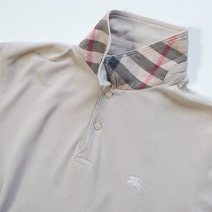 Vintage Burberry Embroidered Logo Polo Shirt - S