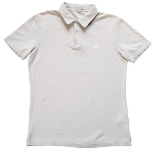 Vintage Burberry Embroidered Logo Polo Shirt - S