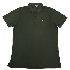 Vintage Burberry Embroidered Logo Polo Shirt - XL