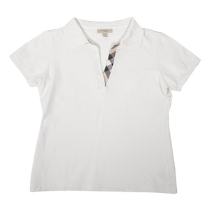 Vintage Burberry WOMENS Embroidered Logo Shirt - S