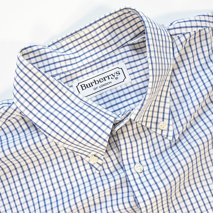 Vintage Burberrys Short Sleeve Button Up Shirt - L