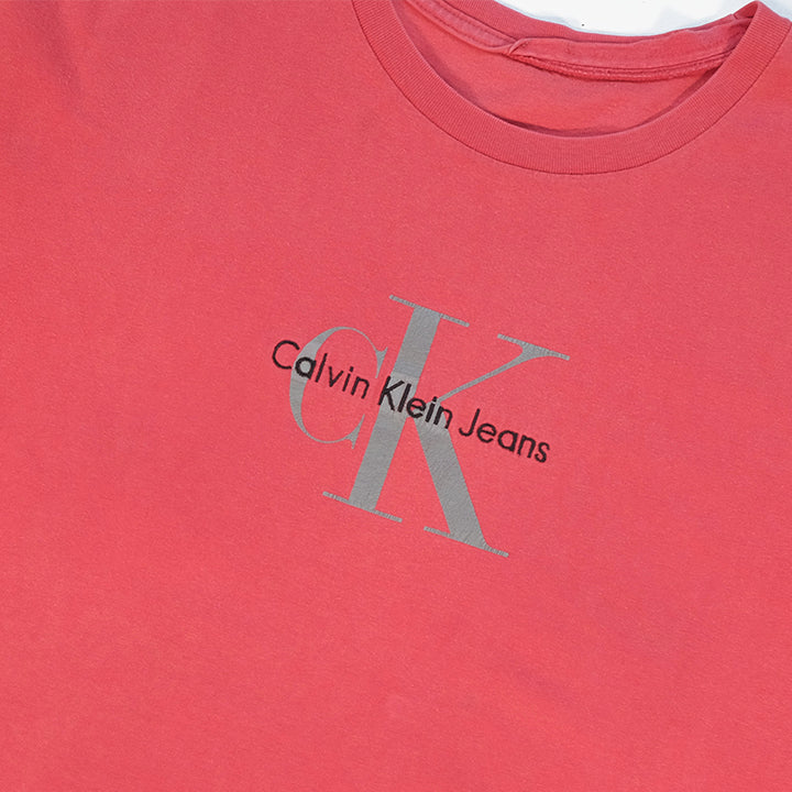 Vintage Calvin Klein Logo T-Shirt - XL