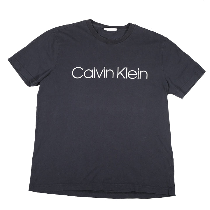Vintage Calvin Klein Spell Out T-Shirt - M