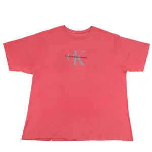 Vintage Calvin Klein Logo T-Shirt - XL