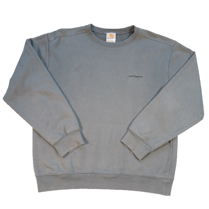 Vintage Carhartt Embroidered Logo Crewneck - L