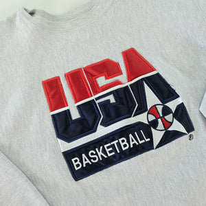 Champion 1990s Reverse Weave USA Basketball Crewneck - L