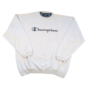 Vintage Champion Embroidered Crewneck - XL