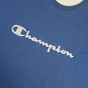 Vintage Champion Embroidered Spell Out T-Shirt - XL