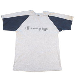 Vintage Champion Spell Out T-Shirt - L