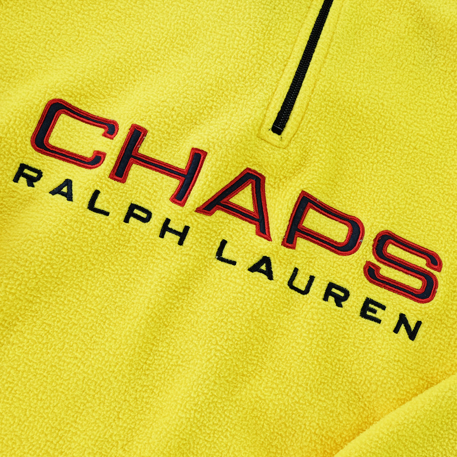 Chaps Ralph Lauren Quarter Zip Fleece Pullover - L