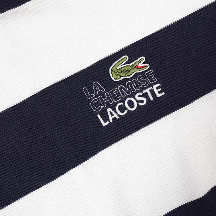 Vintage Chemise Lacoste Stripe Logo Made In France Crewneck - L/XL