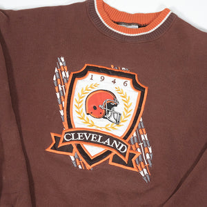 Vintage Cleveland Browns Big Embroidered Crewneck - M/L