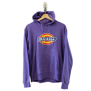 Vintage Dickies Logo Hooded Sweatshirt - M