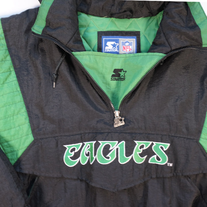 Vintage Starter Philadelphia Eagles Embroidered Jacket - L