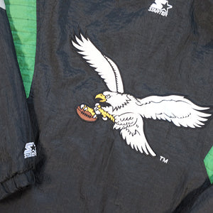 Vintage Starter Philadelphia Eagles Embroidered Jacket - L