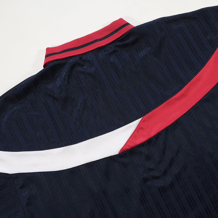 Vintage 90s Fila Collar Logo Jersey Top - XL