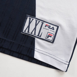 Vintage 90s Fila Collar Logo Jersey Top - XL