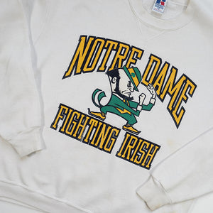 Vintage Notre Dame Fighting Irish Made In USA Crewneck - L