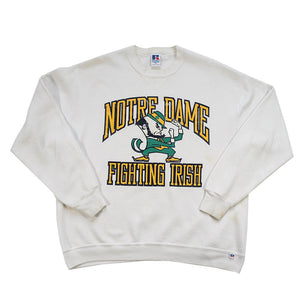 Vintage Notre Dame Fighting Irish Made In USA Crewneck - L