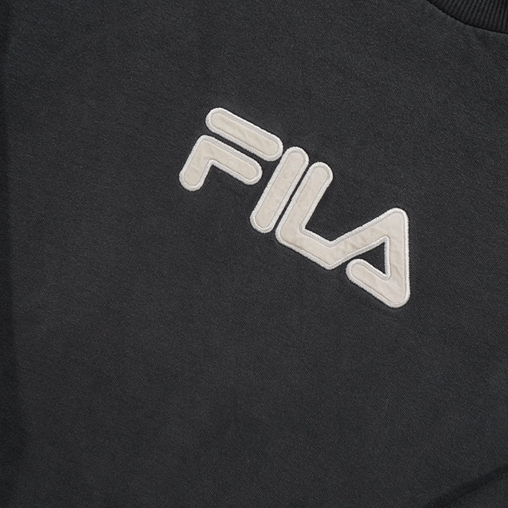 Vintage Fila Embroidered Spell Out Crewneck - M