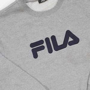 Vintage Fila Embroidered Spell Out Crewneck - XL