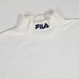 Vintage Fila Embroidered Mock Neck - L