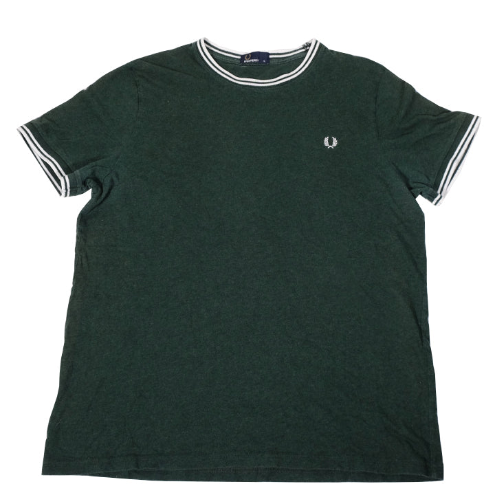 Vintage Fred Perry Embroidered Logo T-Shirt - L