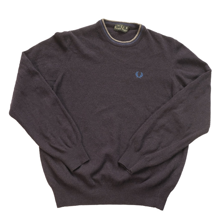 Vintage Fred Perry Logo Sweater - M