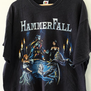 Vintage Hammerfall Graphic T-Shirt - XL