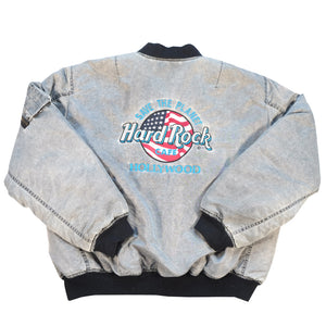 Vintage Hard Rock Cafe Hollywood Bomber Jacket - L