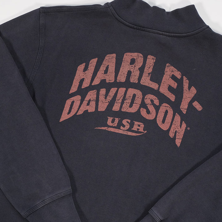 Vintage Harley Davidson Full Zip Sweatshirt - M