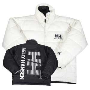 Vintage Rare Helly Hansen Reversible Spell Out Puffer Down Jacket - M