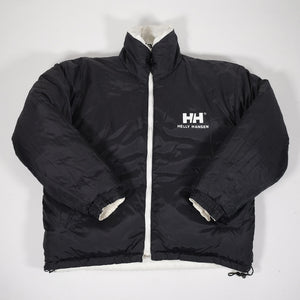 Vintage Rare Helly Hansen Reversible Spell Out Puffer Down Jacket - M