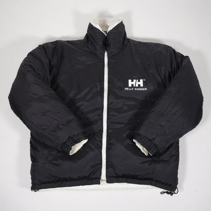 Vintage Rare Helly Hansen Reversible Spell Out Puffer Down Jacket - M